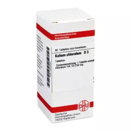 KALIUM CHLORATUM D 3 tablety, 80 kapsúl