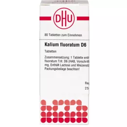 KALIUM FLUORATUM D 6 tabliet, 80 kapsúl