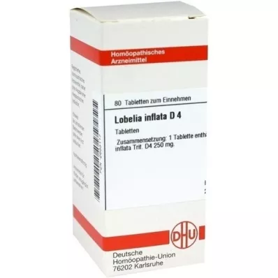 LOBELIA INFLATA D 4 tablety, 80 kapsúl