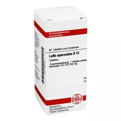 LUFFA OPERCULATA D 12 tabliet, 80 kapsúl LUFFA OPERCULATA D 12 tabliet, 80 kapsúl