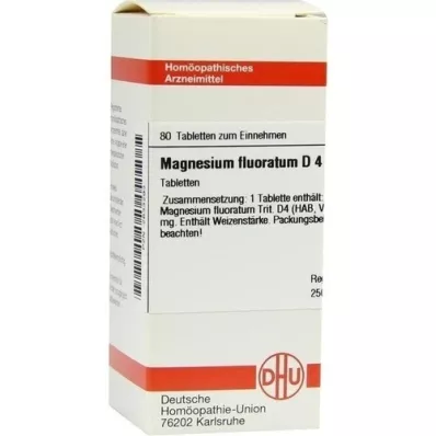 MAGNESIUM FLUORATUM D 4 tablety, 80 kapsúl