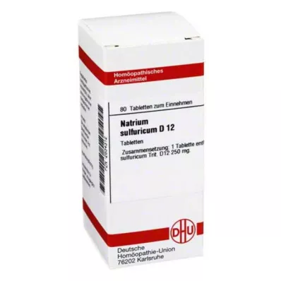 NATRIUM SULFURICUM D 12 tabliet, 80 kapsúl