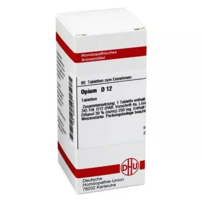 OPIUM D 12 tabliet, 80 kapsúl OPIUM D 12 tabliet, 80 kapsúl