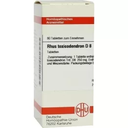 RHUS TOXICODENDRON D 8 tabliet, 80 kapsúl