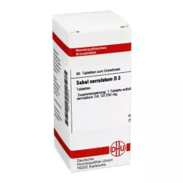 SABAL SERRULATUM D 3 tablety, 80 kapsúl
