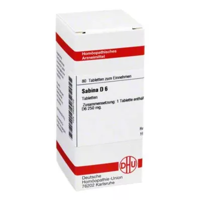 SABINA D 6 tabliet, 80 kapsúl