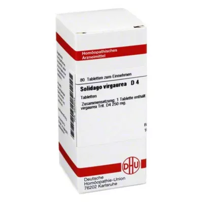 SOLIDAGO VIRGAUREA D 4 tablety, 80 kapsúl