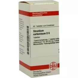 STRONTIUM CARBONICUM D 6 tabliet, 80 kapsúl