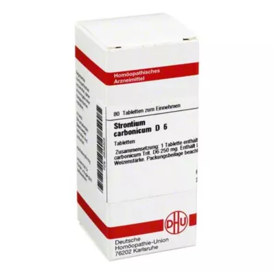 STRONTIUM CARBONICUM D 6 tabliet, 80 kapsúl STRONTIUM CARBONICUM D 6 tabliet, 80 kapsúl