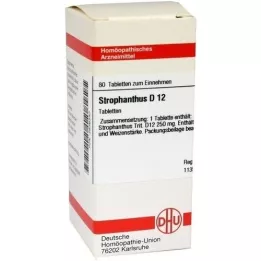 STROPHANTHUS D 12 tabliet, 80 kapsúl