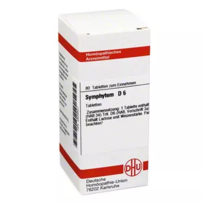 SYMPHYTUM D 6 tabliet, 80 kapsúl SYMPHYTUM D 6 tabliet, 80 kapsúl