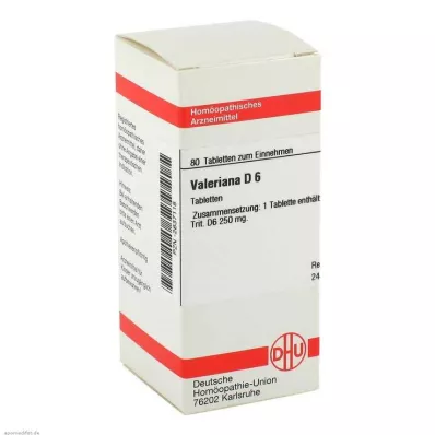 VALERIANA D 6 tabliet, 80 kapsúl