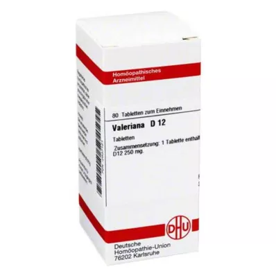 VALERIANA D 12 tabliet, 80 kapsúl VALERIANA D 12 tabliet, 80 kapsúl