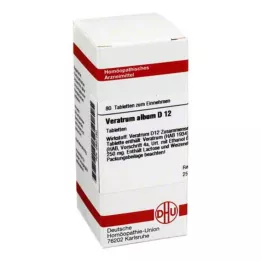 VERATRUM ALBUM D 12 tabliet, 80 kapsúl