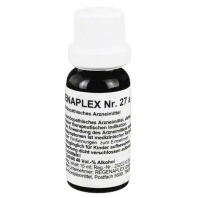 REGENAPLEX č. 27 a kvapky, 15 ml REGENAPLEX č. 27 a kvapky, 15 ml