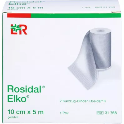 ROSIDAL Elko 10 cmx5 m krátky strečový obväz, 2 ks