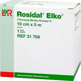 ROSIDAL Elko 10 cmx5 m krátky strečový obväz, 2 ks