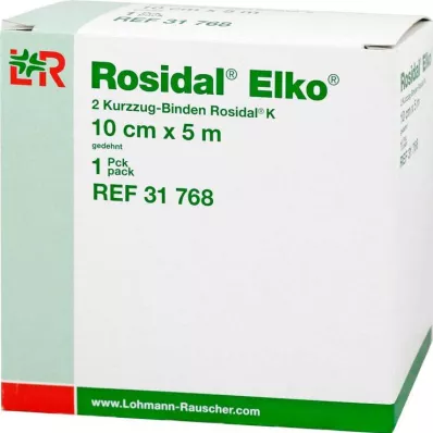 ROSIDAL Elko 10 cmx5 m krátky strečový obväz, 2 ks