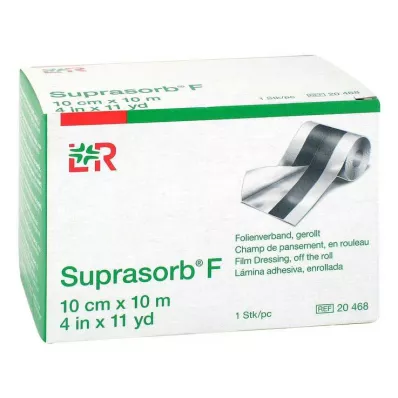 SUPRASORB F Fóliový obväz na rany 10 cmx10 m, 1 ks