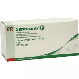 SUPRASORB F Fóliový obväz na rany 15 cmx10 m, 1 ks