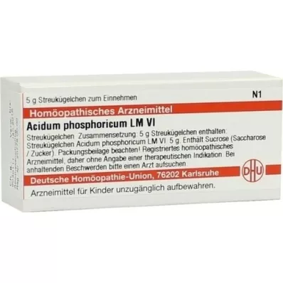 ACIDUM PHOSPHORICUM LM VI Guľôčky, 5 g