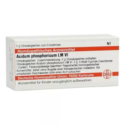 ACIDUM PHOSPHORICUM LM VI Guľôčky, 5 g