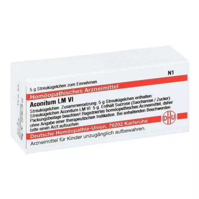 ACONITUM LM VI Guľôčky, 5 g ACONITUM LM VI Guľôčky, 5 g