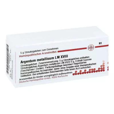 ARGENTUM METALLICUM LM XVIII Guľôčky, 5 g ARGENTUM METALLICUM LM XVIII Guľôčky, 5 g