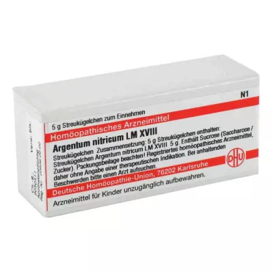 ARGENTUM NITRICUM LM XVIII Guľôčky, 5 g