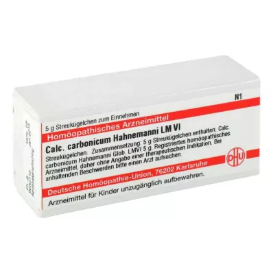 CALCIUM CARBONICUM Hahnemanni LM VI Guľôčky, 5 g