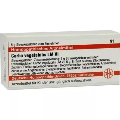 CARBO VEGETABILIS LM VI Guľôčky, 5 g