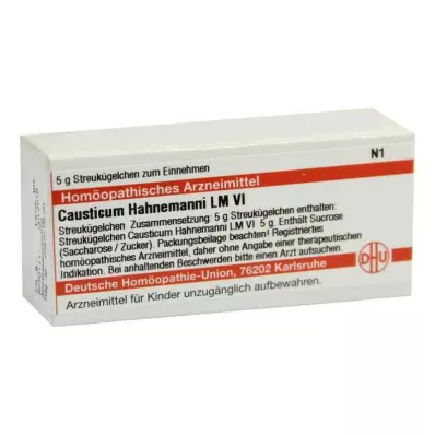CAUSTICUM HAHNEMANNI LM VI Guľôčky, 5 g