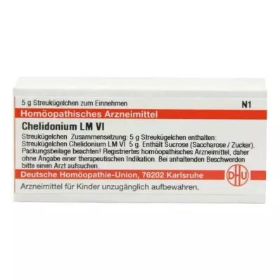 CHELIDONIUM LM VI Guľôčky, 5 g CHELIDONIUM LM VI Guľôčky, 5 g