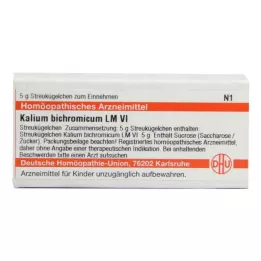 KALIUM BICHROMICUM LM VI Guľôčky, 5 g