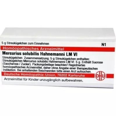 MERCURIUS SOLUBILIS Hahnemanni LM VI Guľôčky, 5 g