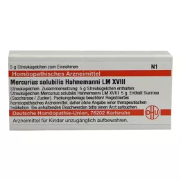 MERCURIUS SOLUBILIS Hahnemanni LM XVIII Guľôčky, 5 g