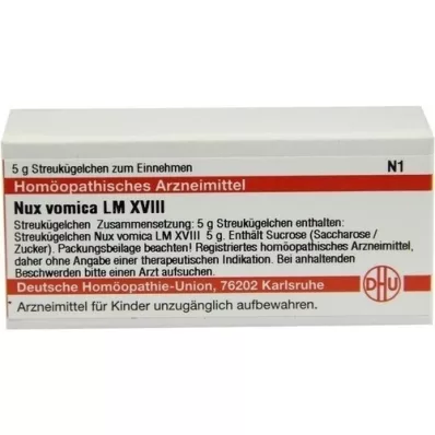 NUX VOMICA LM XVIII Guľôčky, 5 g