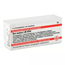 NUX VOMICA LM XVIII Guľôčky, 5 g