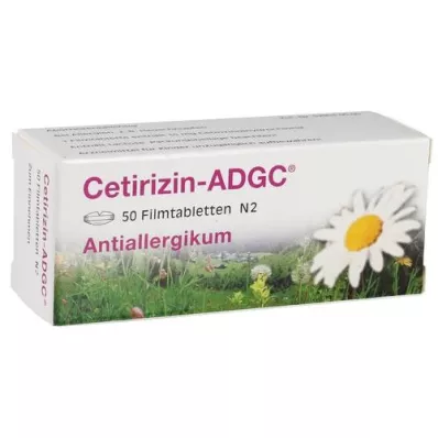 CETIRIZIN ADGC Filmom obalené tablety, 50 ks