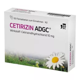 CETIRIZIN ADGC Filmom obalené tablety, 50 ks