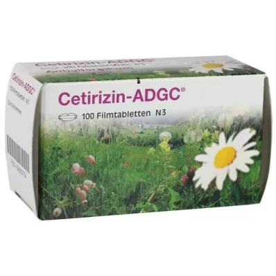 CETIRIZIN ADGC Filmom obalené tablety, 100 ks