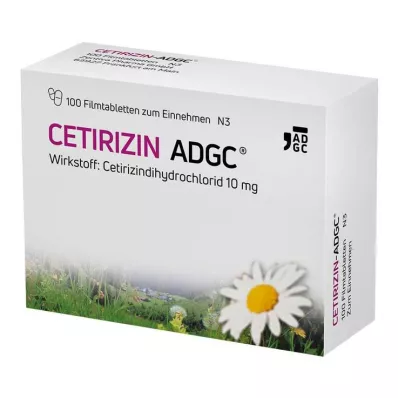CETIRIZIN ADGC Filmom obalené tablety, 100 ks