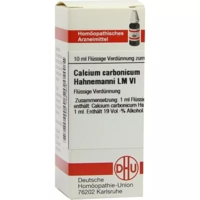 CALCIUM CARBONICUM Hahnemanni LM VI Riedenie, 10 ml