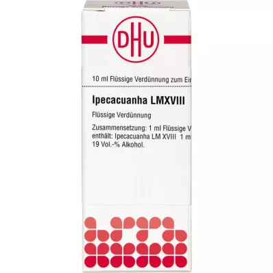 IPECACUANHA LM XVIII Riedenie, 10 ml