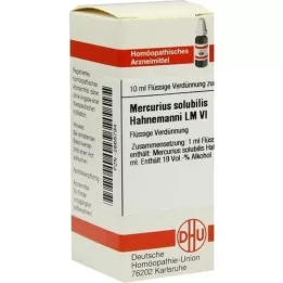 MERCURIUS SOLUBILIS Hahnemanni LM VI Riedenie, 10 ml