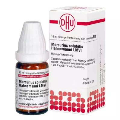 MERCURIUS SOLUBILIS Hahnemanni LM VI Riedenie, 10 ml MERCURIUS SOLUBILIS Hahnemanni LM VI Riedenie, 10 ml