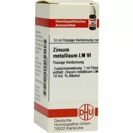 ZINCUM METALLICUM LM VI Riedenie, 10 ml