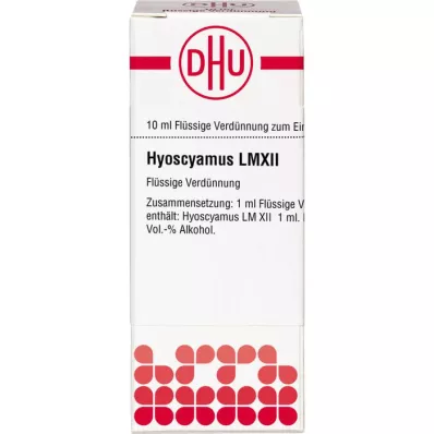 HYOSCYAMUS LM XII Riedenie, 10 ml