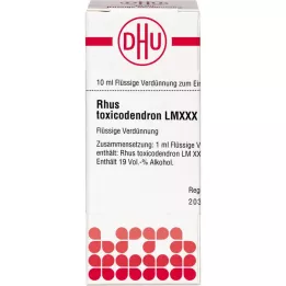 RHUS TOXICODENDRON LM XXX Riedenie, 10 ml