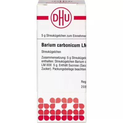 BARIUM CARBONICUM LM XXX Guľôčky, 5 g